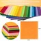 100PCS Colored Felt Sheets - 3.7 x 3.7 inches & 1mm Thick Non-Woven Fabric for DIY Craft Fabric, Cutting, Sewing, Shaping Suitable for Craft, Home Decoration
